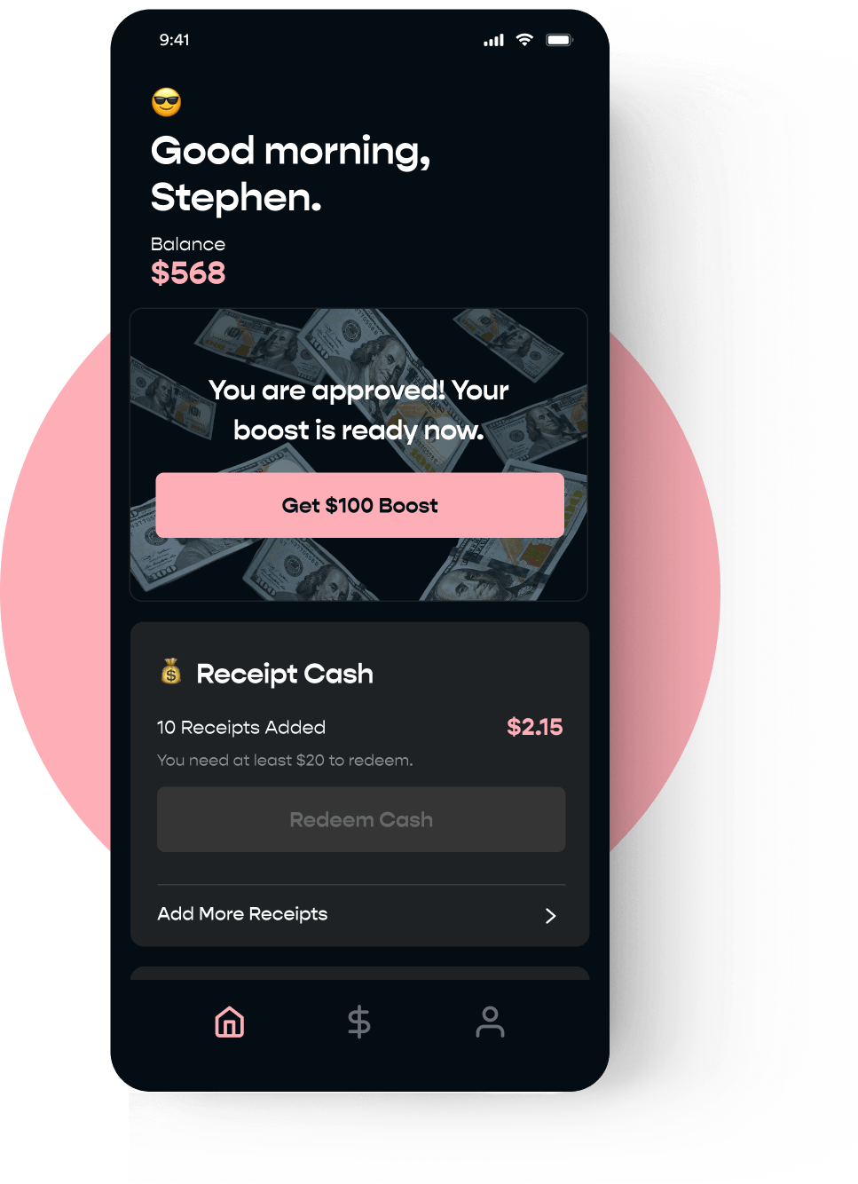 Klover instant cash advance